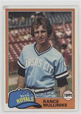 1981 Topps - [Base] #433 - Rance Mulliniks