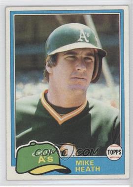 1981 Topps - [Base] #437 - Mike Heath