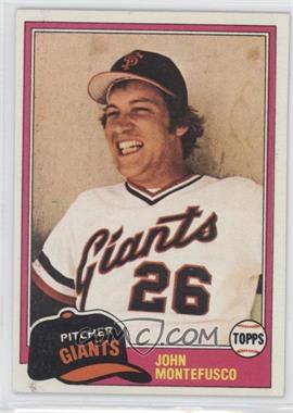 1981 Topps - [Base] #438 - John Montefusco