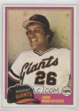 1981 Topps - [Base] #438 - John Montefusco