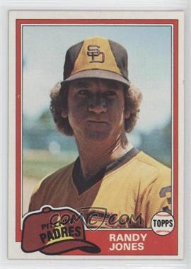 1981 Topps - [Base] #458 - Randy Jones