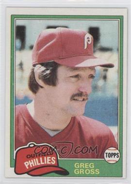 1981 Topps - [Base] #459 - Greg Gross