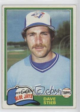 1981 Topps - [Base] #467 - Dave Stieb [Noted]