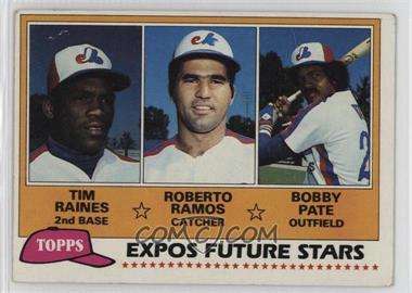 1981 Topps - [Base] #479 - Future Stars - Tim Raines, Roberto Ramos, Bobby Pate