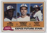 Future Stars - Tim Raines, Roberto Ramos, Bobby Pate [Good to VG̴…