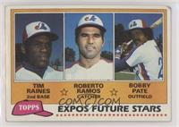 Future Stars - Tim Raines, Roberto Ramos, Bobby Pate [Good to VG̴…