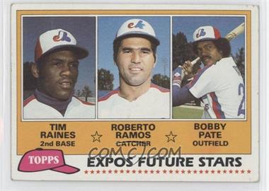 1981 Topps - [Base] #479 - Future Stars - Tim Raines, Roberto Ramos, Bobby Pate