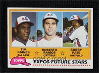 Future Stars - Tim Raines, Roberto Ramos, Bobby Pate