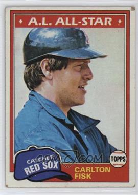 1981 Topps - [Base] #480 - Carlton Fisk [Good to VG‑EX]