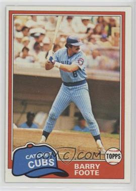 1981 Topps - [Base] #492 - Barry Foote