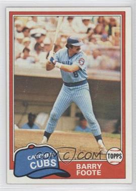 1981 Topps - [Base] #492 - Barry Foote