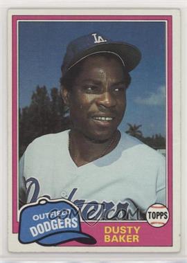 1981 Topps - [Base] #495 - Dusty Baker