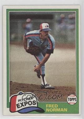 1981 Topps - [Base] #497 - Fred Norman