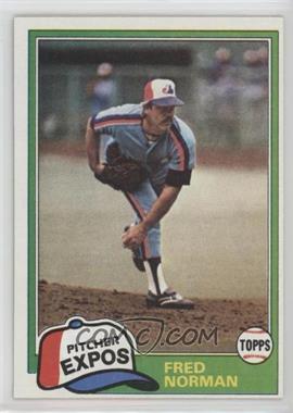 1981 Topps - [Base] #497 - Fred Norman