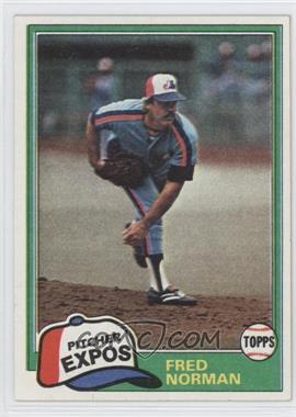 1981 Topps - [Base] #497 - Fred Norman