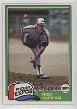 1981 Topps - [Base] #497 - Fred Norman