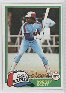 1981 Topps - [Base] #539 - Rodney Scott