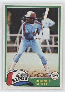 1981 Topps - [Base] #539 - Rodney Scott