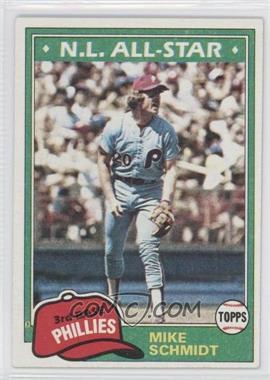 1981 Topps - [Base] #540 - Mike Schmidt