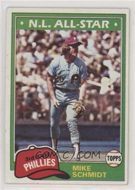 1981 Topps - [Base] #540 - Mike Schmidt [Noted]