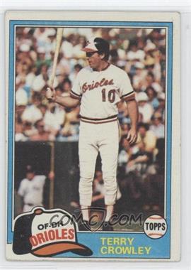 1981 Topps - [Base] #543 - Terry Crowley