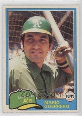 1981 Topps - [Base] #547 - Mario Guerrero