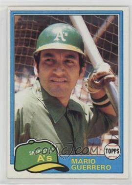1981 Topps - [Base] #547 - Mario Guerrero