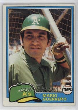 1981 Topps - [Base] #547 - Mario Guerrero