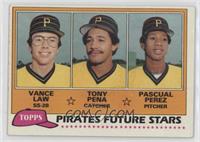 Future Stars - Vance Law, Tony Pena, Pascual Perez