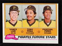 Future Stars - Vance Law, Tony Pena, Pascual Perez