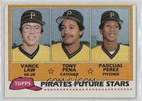 Future Stars - Vance Law, Tony Pena, Pascual Perez
