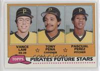 Future Stars - Vance Law, Tony Pena, Pascual Perez