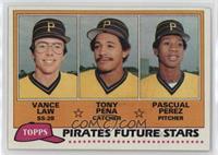 Future Stars - Vance Law, Tony Pena, Pascual Perez