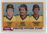 Future Stars - Vance Law, Tony Pena, Pascual Perez