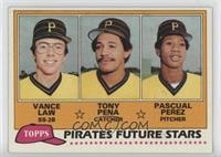 Future Stars - Vance Law, Tony Pena, Pascual Perez