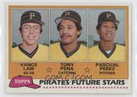 Future Stars - Vance Law, Tony Pena, Pascual Perez