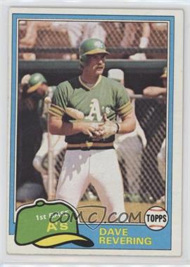 1981 Topps - [Base] #568 - Dave Revering