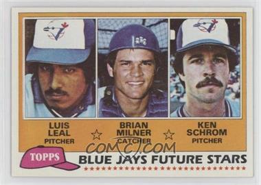 1981 Topps - [Base] #577 - Future Stars - Luis Leal, Brian Milner, Ken Schrom