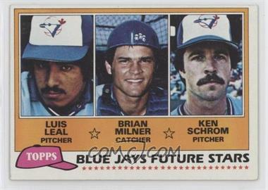 1981 Topps - [Base] #577 - Future Stars - Luis Leal, Brian Milner, Ken Schrom