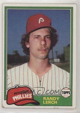 1981 Topps - [Base] #584 - Randy Lerch [Good to VG‑EX]