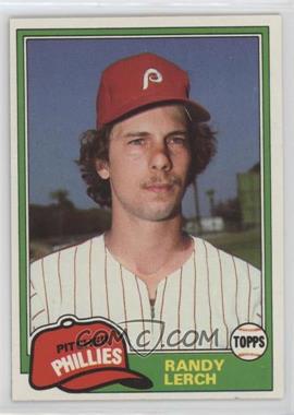 1981 Topps - [Base] #584 - Randy Lerch