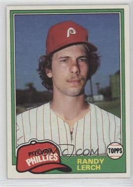 1981 Topps - [Base] #584 - Randy Lerch