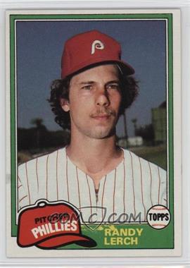 1981 Topps - [Base] #584 - Randy Lerch