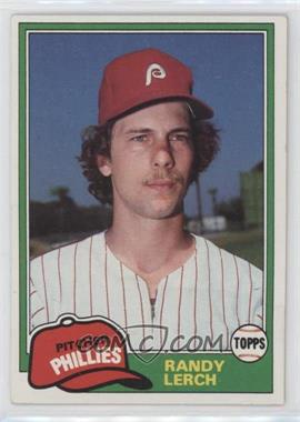 1981 Topps - [Base] #584 - Randy Lerch