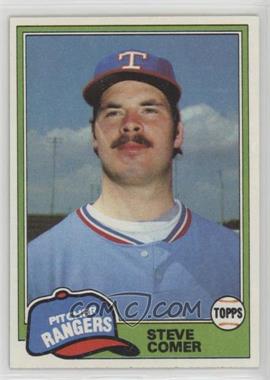 1981 Topps - [Base] #592 - Steve Comer