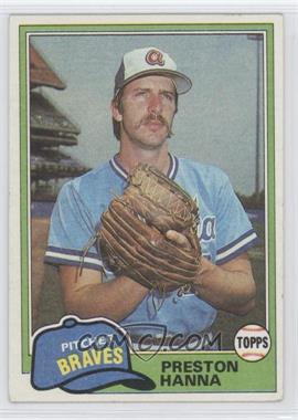 1981 Topps - [Base] #594 - Preston Hanna