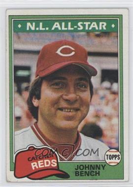 1981 Topps - [Base] #600 - Johnny Bench