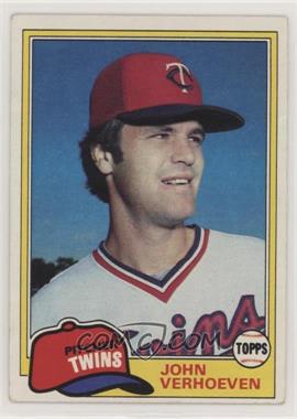 1981 Topps - [Base] #603 - John Verhoeven [Good to VG‑EX]