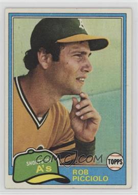 1981 Topps - [Base] #604 - Rob Picciolo [Noted]