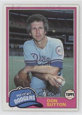 1981 Topps - [Base] #605 - Don Sutton